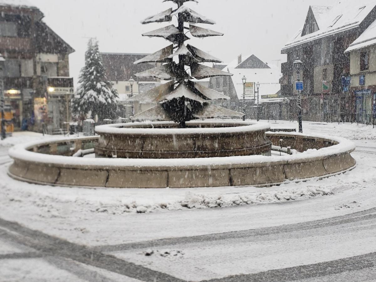 Studio St Lary Village-Vue Montagne. Saint-Lary-Soulan Exteriör bild